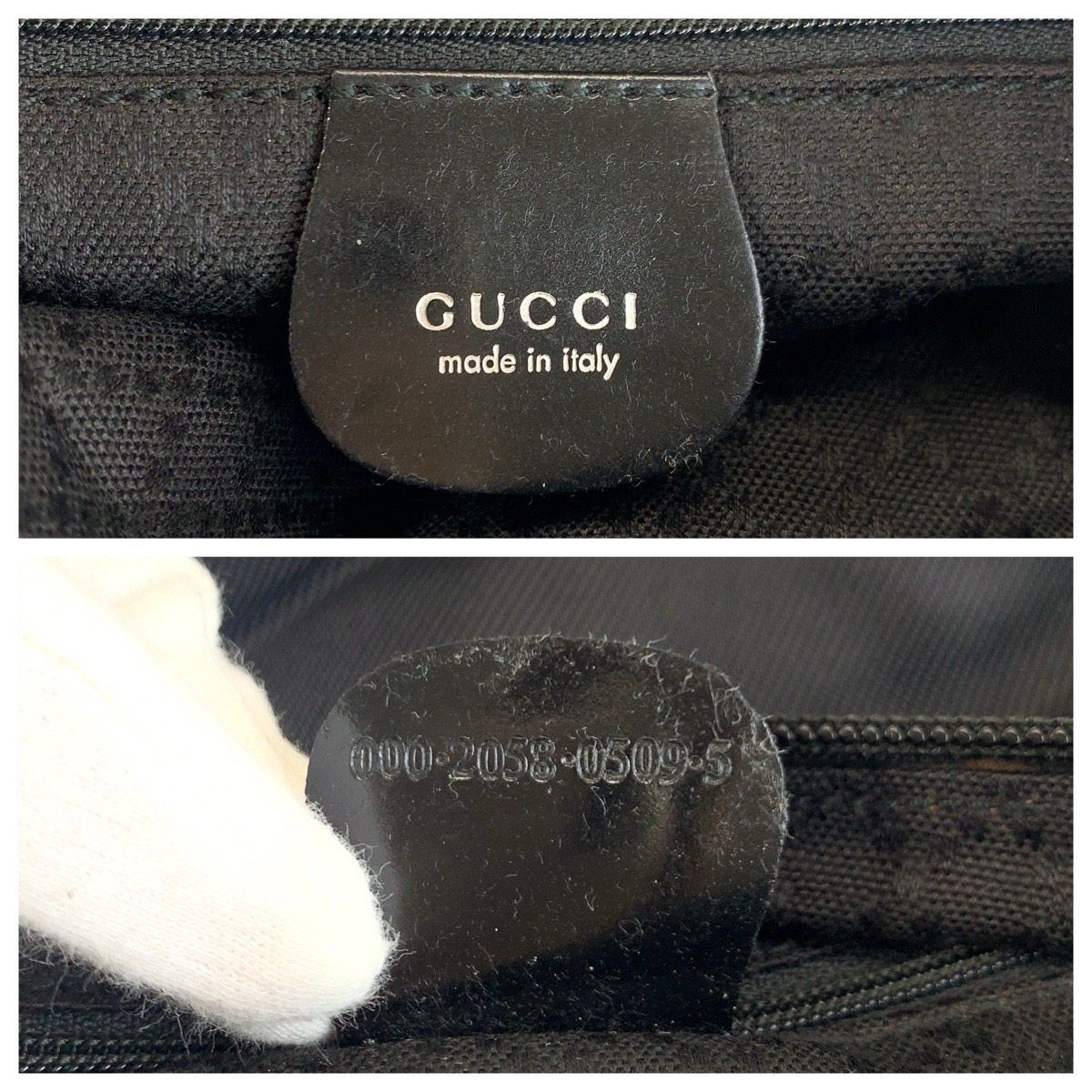 グッチ バンブー ナイロンハンドバッグ