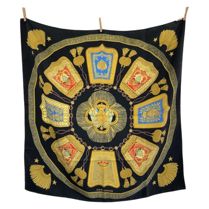 エルメス カレ90 Poste et Cavalerie シルクスカーフ