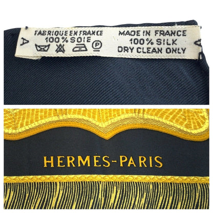 エルメス Poste et Cavalerie シルクスカーフ