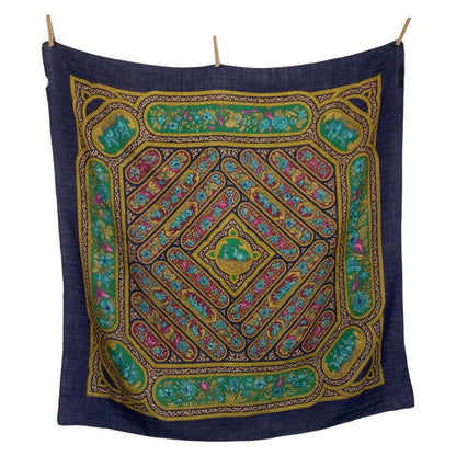 エルメス QALAMDAN シルクスカーフ