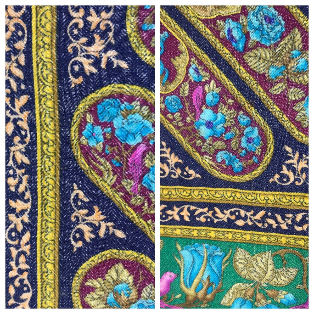 エルメス QALAMDAN シルクスカーフ