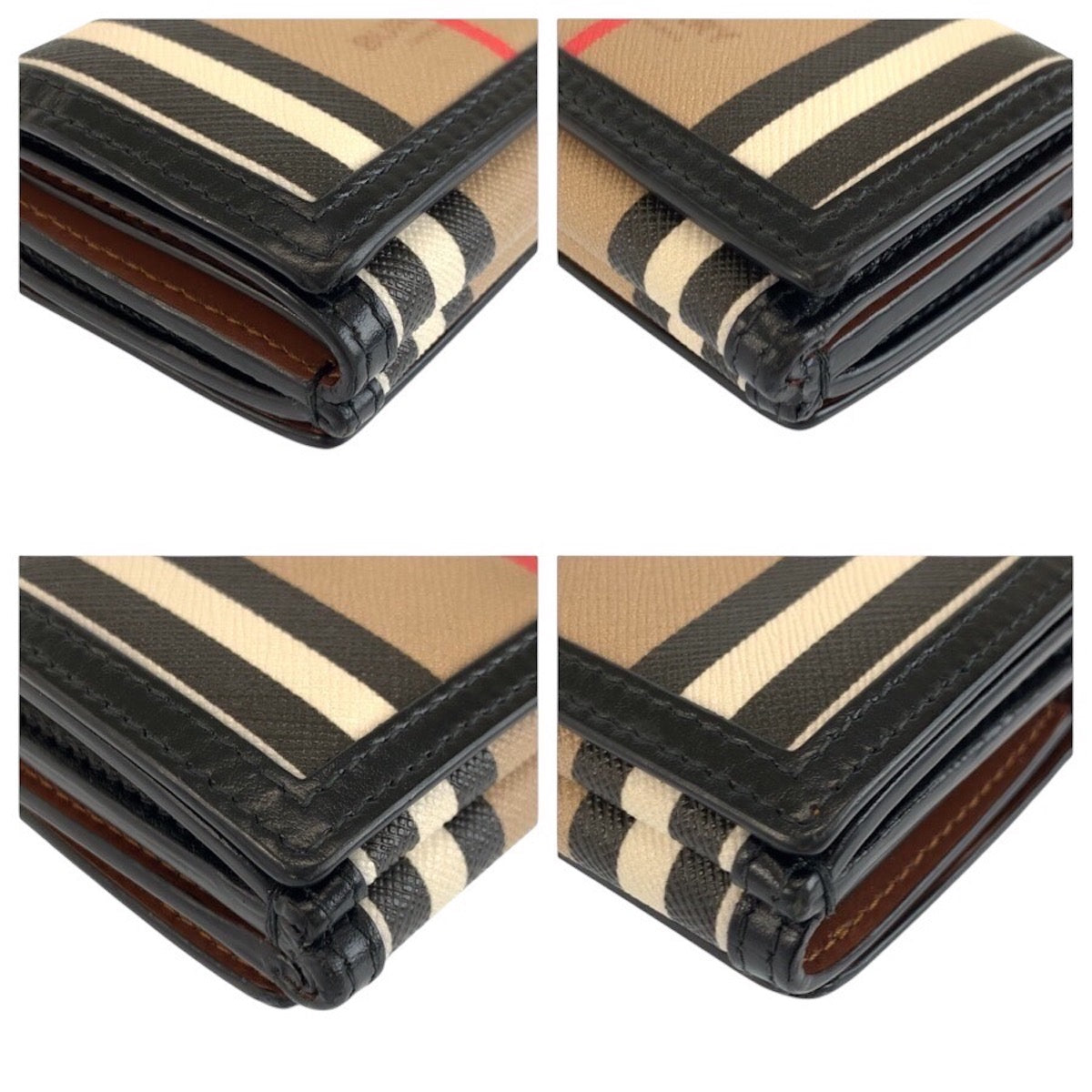 バーバリー アイコンストライプ PVC 財布