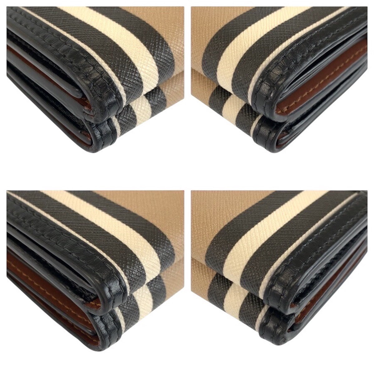 バーバリー アイコンストライプ PVC 財布