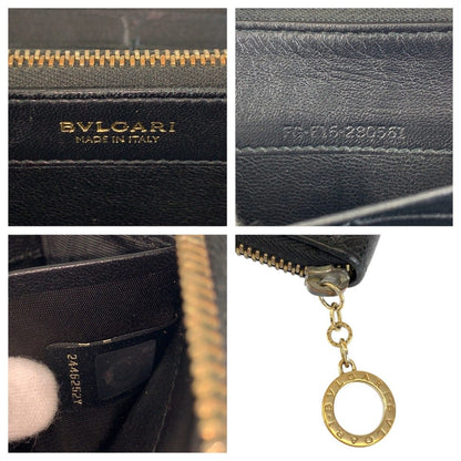 ブルガリ レザー長財布