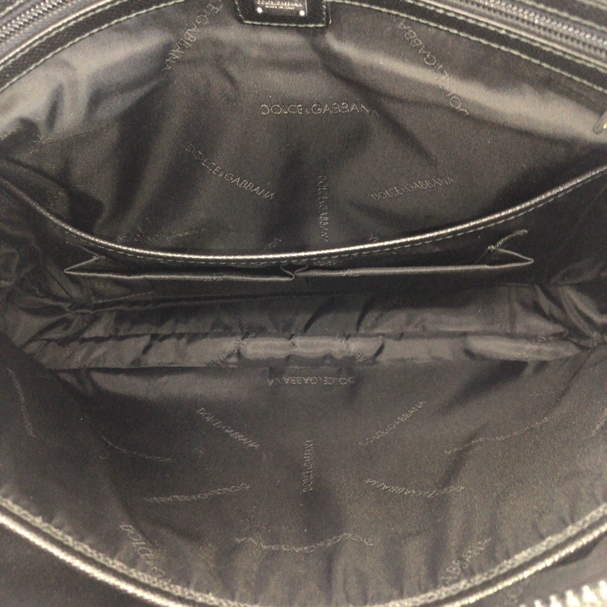 ドルチェ＆ガッバーナ ナイロン レザー 2wayブリーフケース