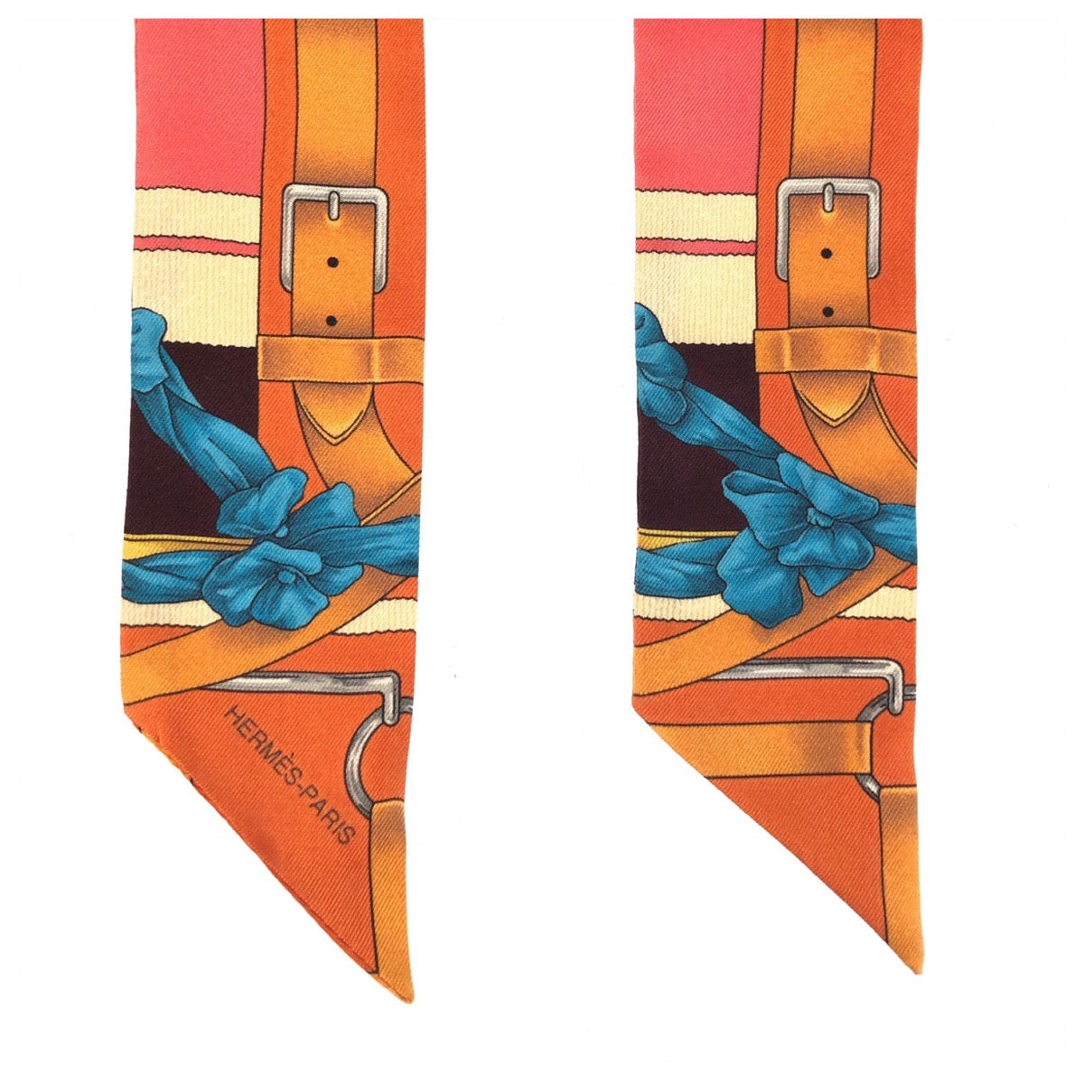 エルメス GRAND MANEGE シルクツイリースカーフ