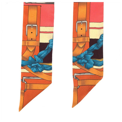 エルメス GRAND MANEGE シルクツイリースカーフ