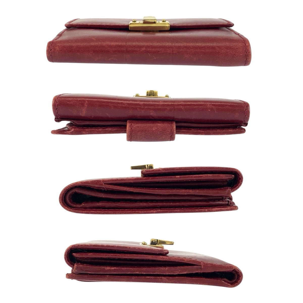 グッチ レザー二つ折り財布