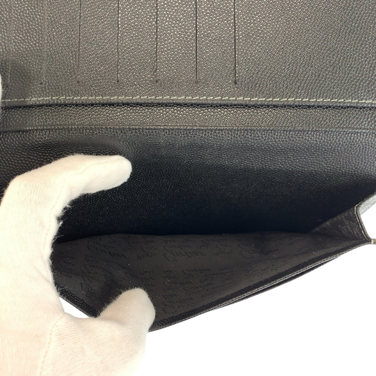 カルティエ サントス レザー長財布