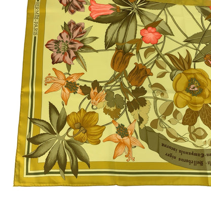 エルメス Fleurs d'Hellade シルクスカーフ
