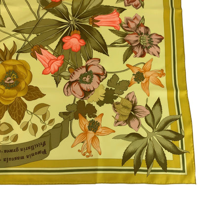エルメス Fleurs d'Hellade シルクスカーフ