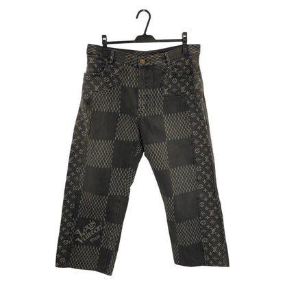 ルイヴィトン NIGO ジャイアントダミエウェーブモノグラム コットンデニムパンツ