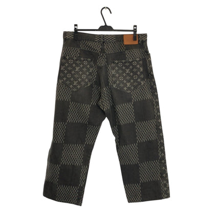 ルイヴィトン NIGO ジャイアントダミエウェーブモノグラム コットンデニムパンツ