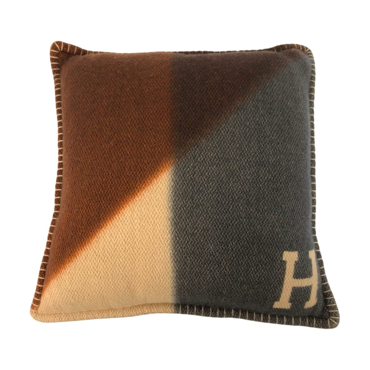 エルメス Hピタゴラス カシミヤクッション