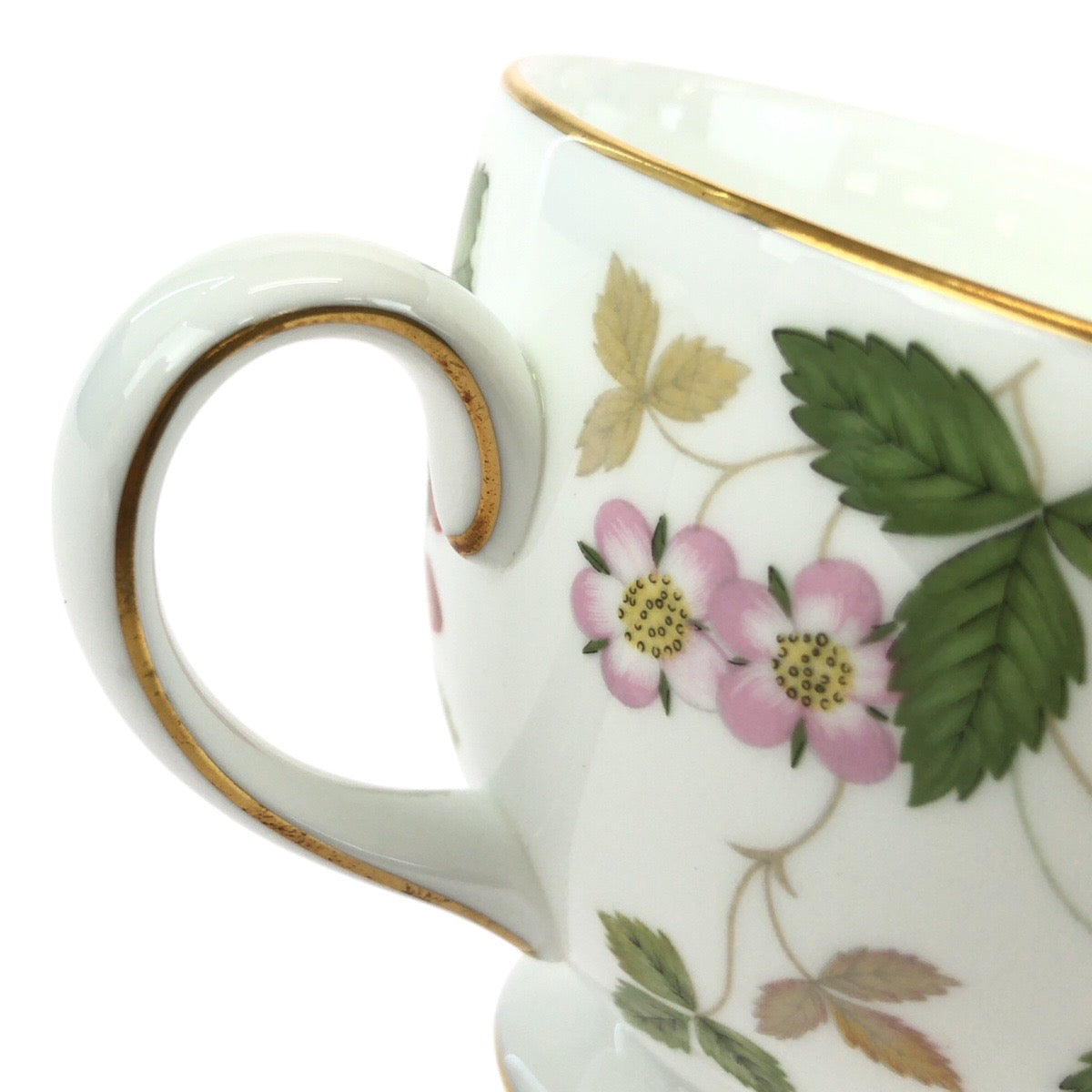 ウェッジウッド ワイルドストロベリー ファインボーンチャイナ マグカップペア