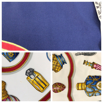 エルメス プールヴキオンネリヴレス シルクスカーフ