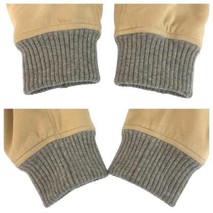 ブルネロクチネリ レザーウールジャケット