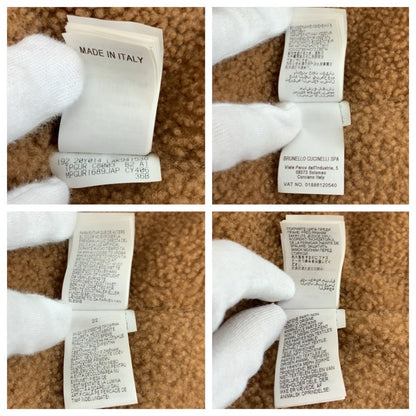 ブルネロクチネリ レザーウールジャケット