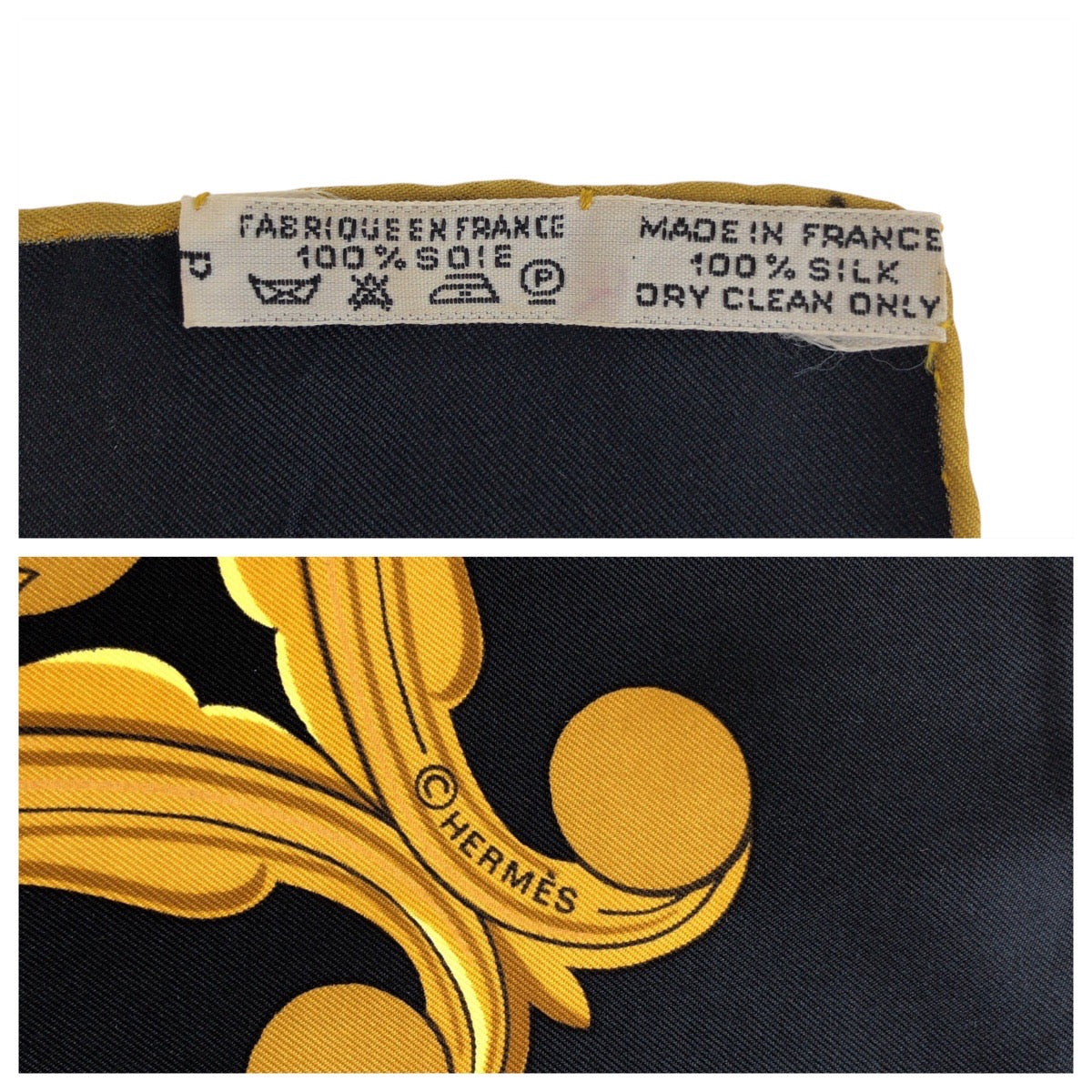 エルメス カレ90 シルクスカーフ