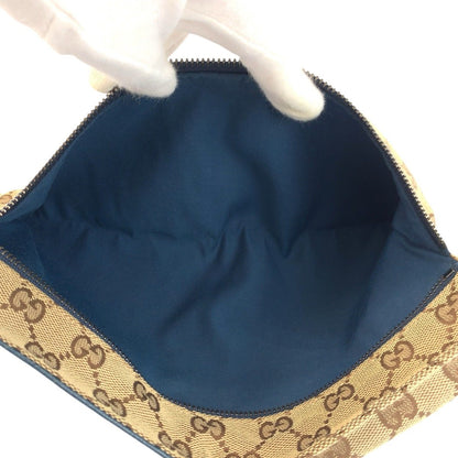 グッチ GGキャンバス レザー ウエストバッグ