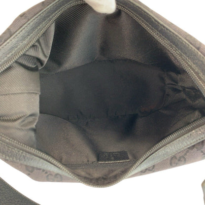 グッチ GGキャンバス レザー ショルダーバッグ