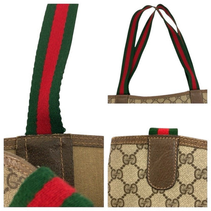 グッチ GGスプリームキャンバス トートバッグ