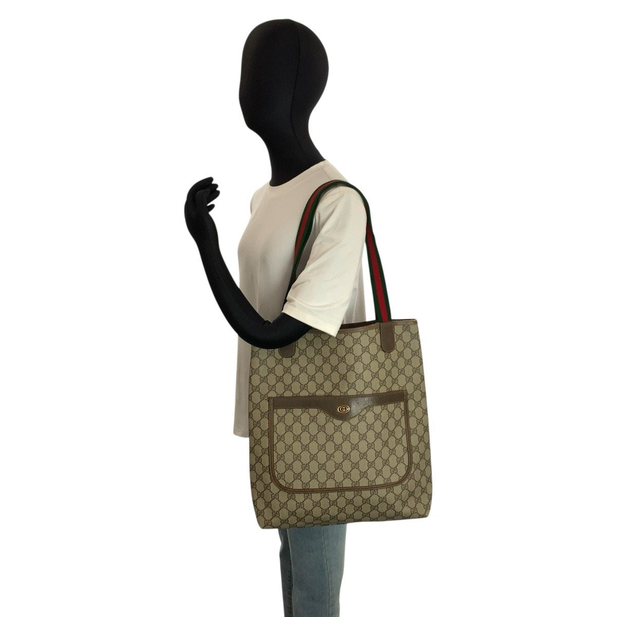 グッチ GGスプリームキャンバス トートバッグ