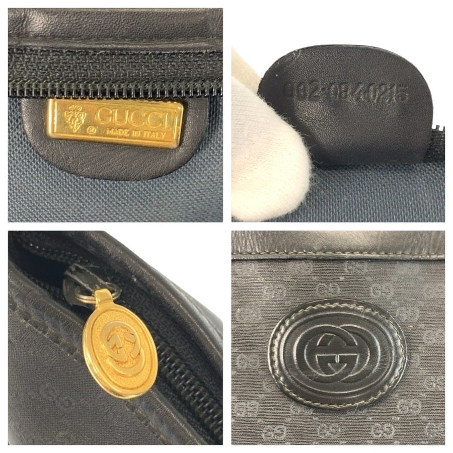 グッチ マイクロGG シェリーライン PVC 2wayバッグ