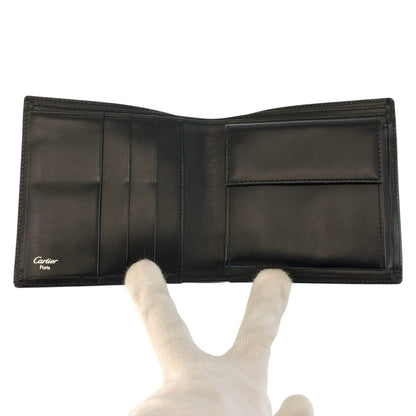 カルティエ パシャ レザー二つ折り財布