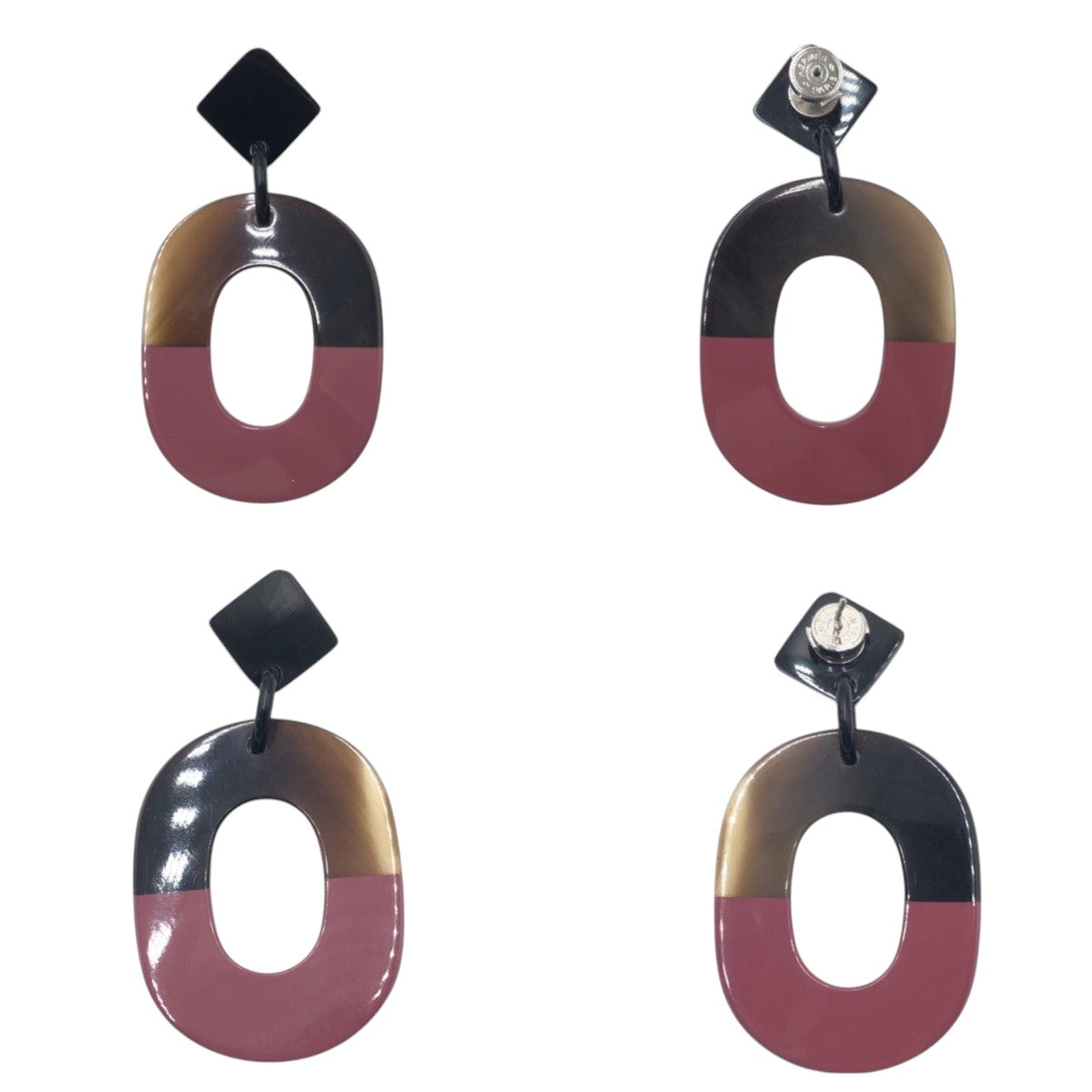 エルメス バッファローホーン ピアス