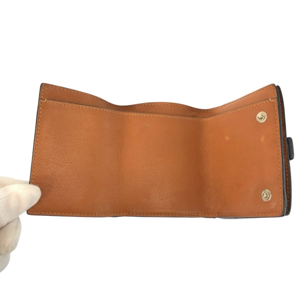 ロエベ トライフォールド レザー財布