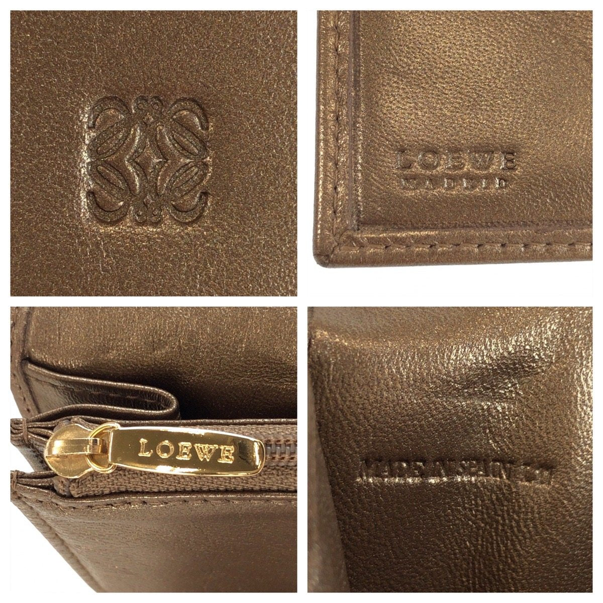 ロエベ レザー長財布