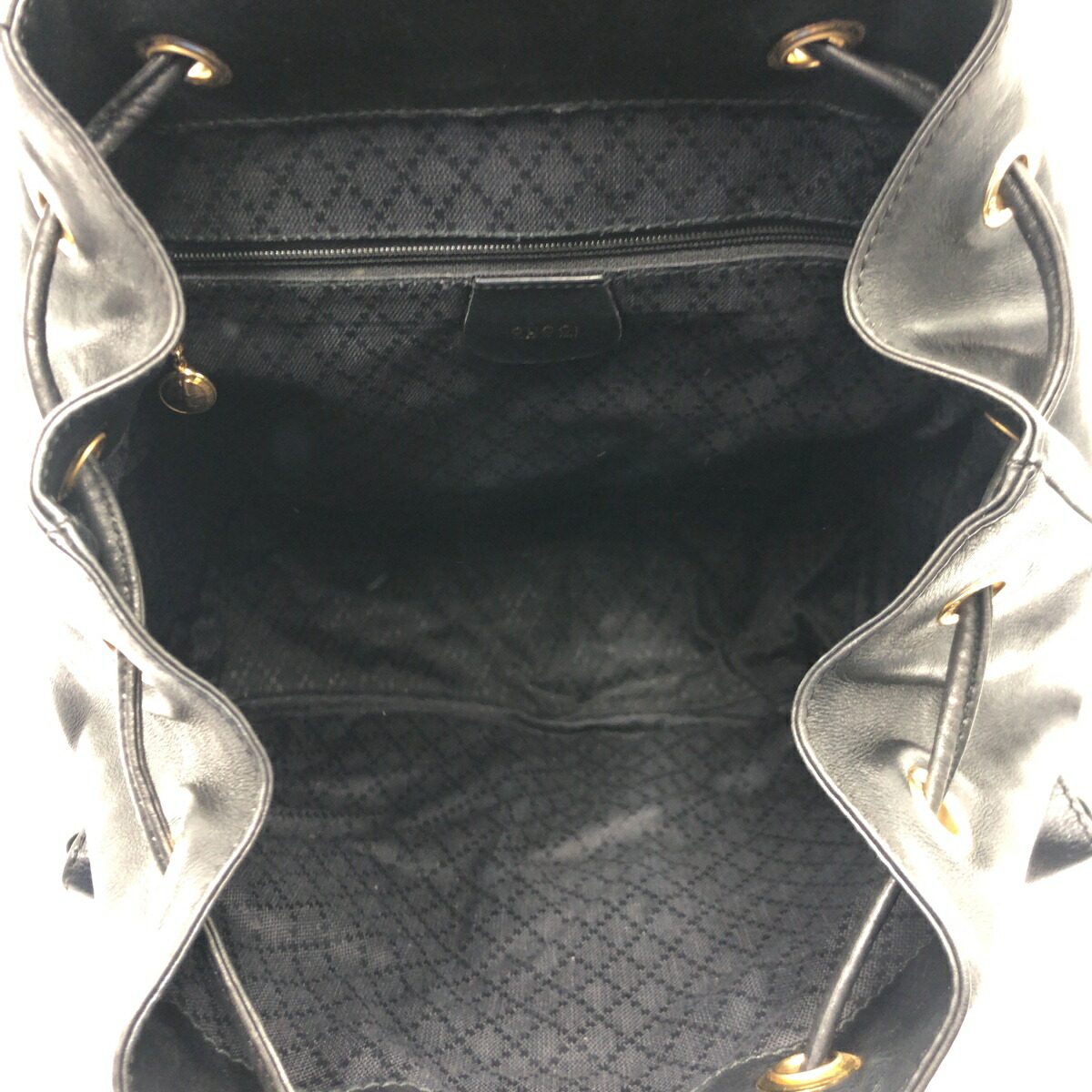 グッチ バンブーレザーリュックサック