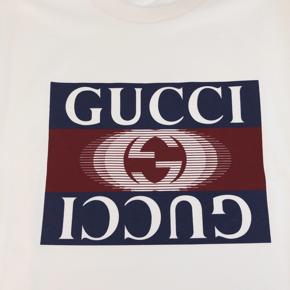 グッチ サバトデサルノ コットン半袖Tシャツ