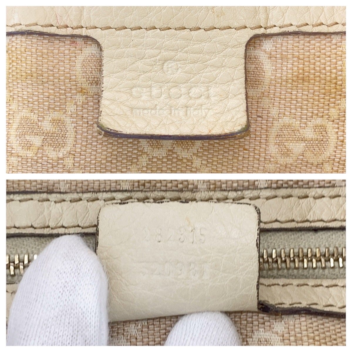 グッチ バンブー レザー2wayバッグ