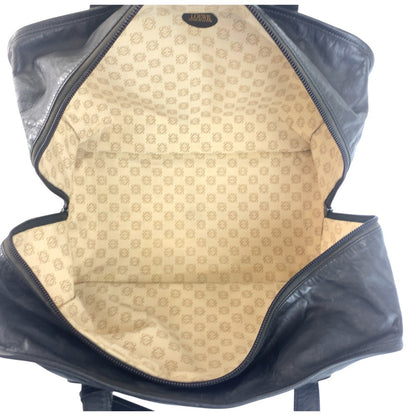ロエベ アナグラム レザーボストンバッグ