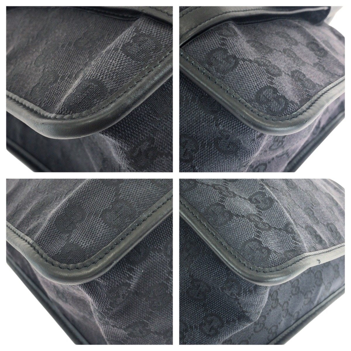 グッチ GGキャンバス レザートートバッグ