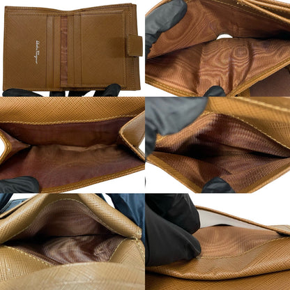 サルヴァトーレ フェラガモ レザー二つ折り財布