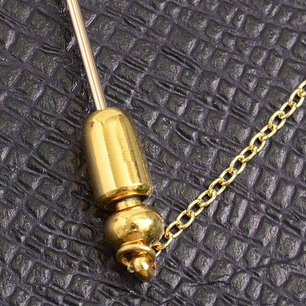 ミキモト K18YG×GP 2P パール ブローチ 6.5mm-6.6mm