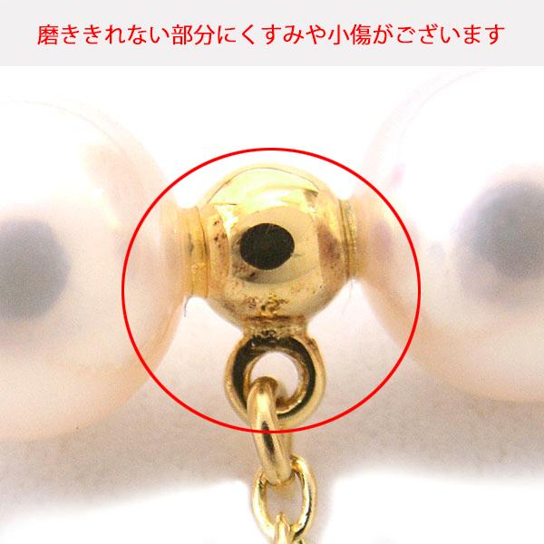 ミキモト K18YG×GP 2P パール ブローチ 6.5mm-6.6mm