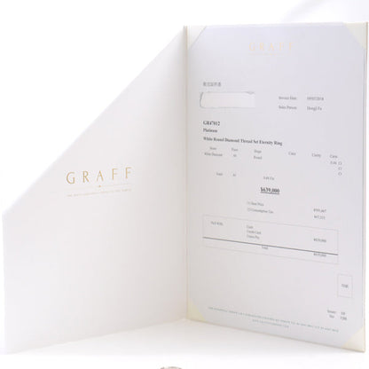 GRAFF PT950 プラチナ ダイヤモンド フル エタニティ リング