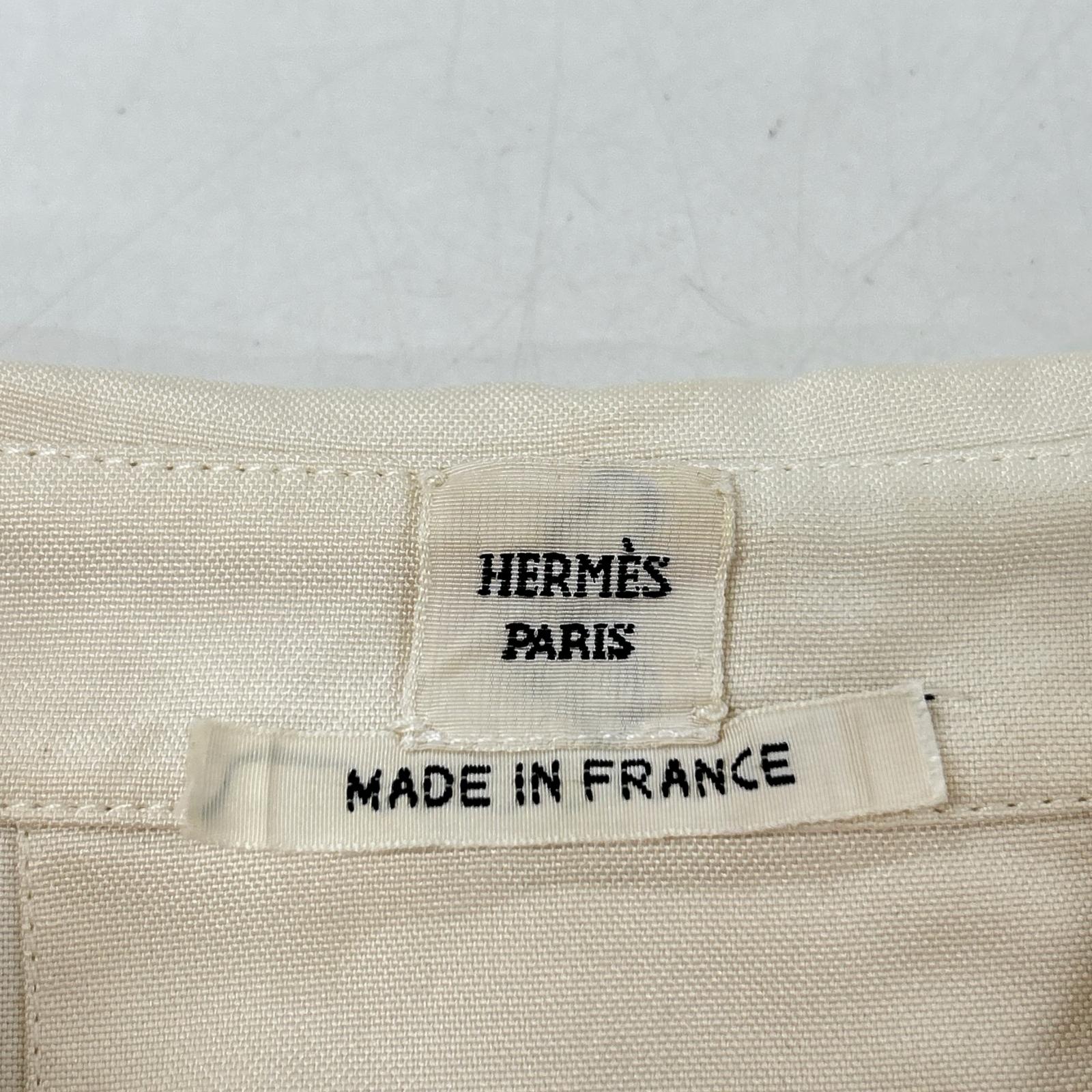エルメス シルクノースリーブワンピース