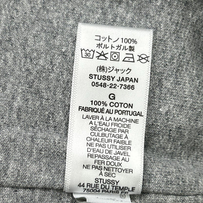 ステューシー ダブルフェイスラベル フルジップフーディー トップス