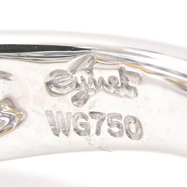 ジュネ 750WG サファイア ダイヤモンド リング