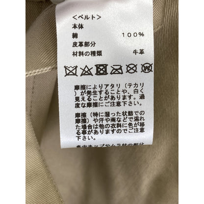 エルメス コットンレザー ノースリーブワンピース 36