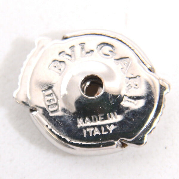 ブルガリ 18Kホワイトゴールド 1Pダイヤモンドピアス