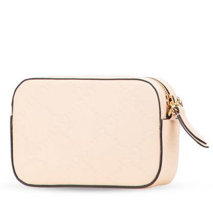 グッチ GG スーパーミニ レザーショルダーバッグ
