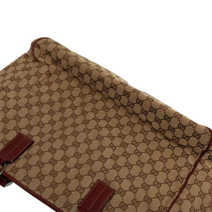 グッチ GGキャンバス レザートートバッグ