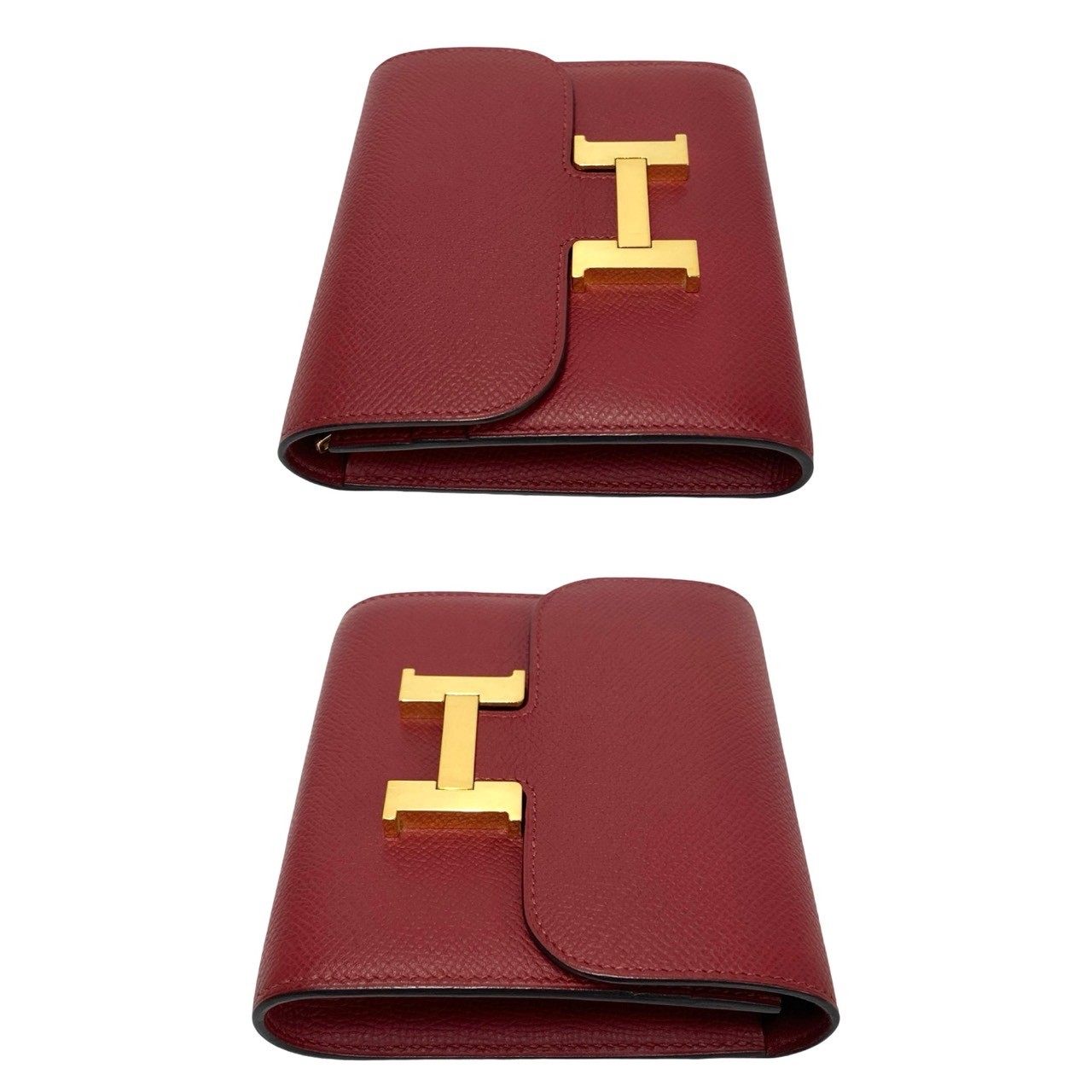 エルメス コンスタンスコンパクト レザー二つ折り財布