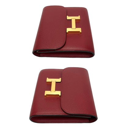 エルメス コンスタンスコンパクト レザー二つ折り財布